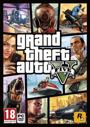 Gaming Universe GTA 5 Modded PC Game with Menyoo trainer (install and play) with super cars (Modded Edition) ,(PENDRIVE )(PC Game, for Windows) (Standard)