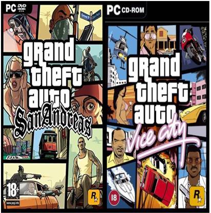 Gaming Universe Gta SanAndreas and Gta Vice City COMBO of Popular Game No CD DVD no digital code. (Pendrive)(Physical Video Games, for PC) (Standard)