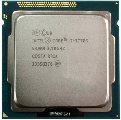 Intel CORE I7 3770 PROCESSOR ( 3RD GENERATION ) 3.4 GHz Upto 3.9 GHz LGA 1155 Socket 4 Cores 8 Threads 8 MB Smart Cache Desktop Processor