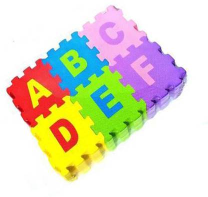 Toyvala ABC and Alpha-Numeric Floor Puzzle Thick Foam Play EVA PU Mats for Kids (TW0111)