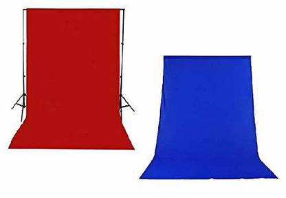 Stookin 6FTX9FT Backdrop Lekera Photo Light Studio Background Red & Black (Pack Of 2) Reflector