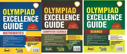 Olympiad Guide Books Set Of Mathematics (IOM) Science (IOS) Computer Science (Informatics) (IIO) Class 4