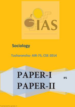 Sociology Notes - Tushar Anshu (Printed Notes)