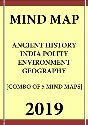 Mind Map Combo - 1. Ancient, 2. Environment, 3. Indian Polity 4. Physical & Indian Geography