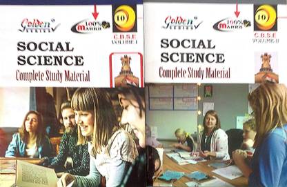 Golden Series Class 10 Social Science Complete Study Material Volume-I,Volume-II