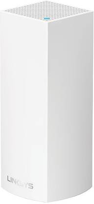 LINKSYS WHW0301-AH Mesh Router 2.4 GHz, 5 GHz 2200 Mbps Wifi Speed Tri Band Internal Antenna Ethernet (Cable Broadband)