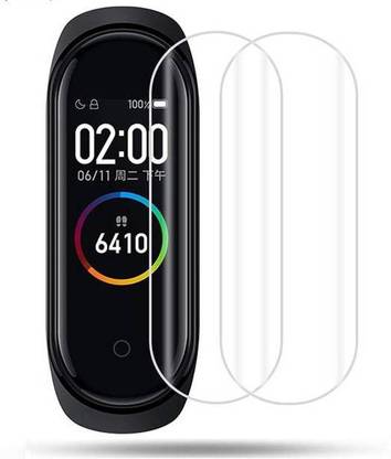 Olonga Screen Guard for mi band 4 ( 2 Screen Gurad Scratch Less TPU )