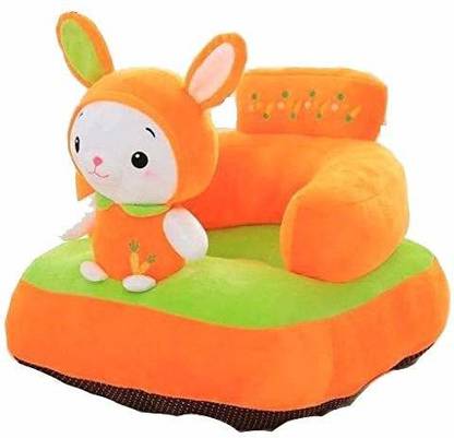 JST SOFT TOYS Baby Sofa Seater Smooth and Soft Fabric Baby Care and Toys. Rabbit Shep  - 45 cm