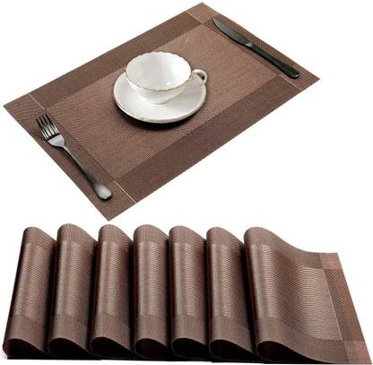 Bhaguji Rectangular Pack of 8 Table Placemat