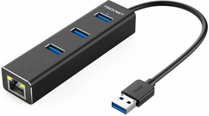 TECKNET HU043 Ethernet and USB 3.0 HUB B0178HOTOU USB Hub