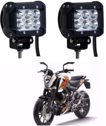 Cosmetize M12 6 LED Fog Light Headlight Motorbike LED for KTM (9 V, 15 W)