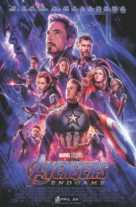 Avengers Team Paper Print