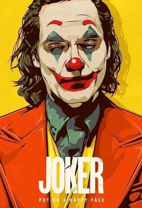 Joker Happy Face Paper Print