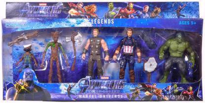 SALEOFF Set of 5 Action Figures Toys with Weapons