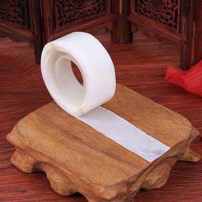 Bash N Splash Solid Double Sided Balloon Glue Dots 80 Pc Glue Dots Balloon latex Foil (1 Roll) Balloon