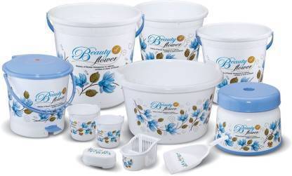 Bridal Bucket Set for Bathroom 20 L Plastic Bucket