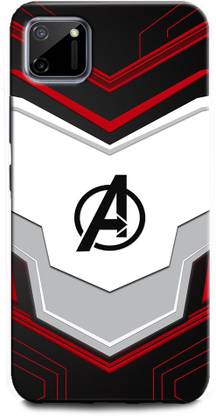 WallCraft Back Cover for Realme C11, RMX2185 AVENGERS, AVENGERS LOGO, SIGN, MARVEL, AVENGER, COMIC, SUPERHERO
