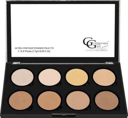 Gorgeous Girl Makeup GGUCP-01 Ultra Contour Powder Palette Concealer