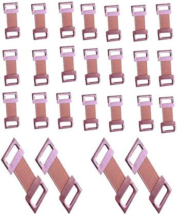 RARE OCEANS CREPE BANDAGE CLIPS (BROWN 20 PIC'S) Crepe Bandage