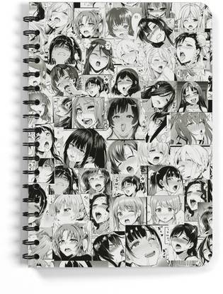 ComicSense Ahegao Anime A5 Notebook Blank 120 Pages