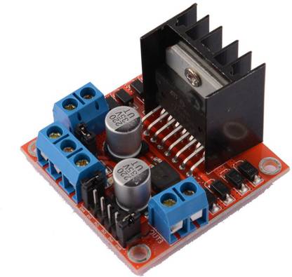 Grahikum L298N Motor Driver Controller Board Module Stepper Motor DC Dual H-Bridge for Arduino Smart Car Power UNO MEGA R3 Mega2560 Micro Controller Board Electronic Hobby Kit