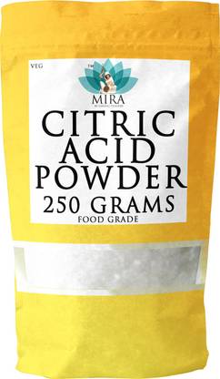 Mira By Giriraj Traders Citric Acid Food Grade Citric Powder (250 g) Lime Powder Food Essence