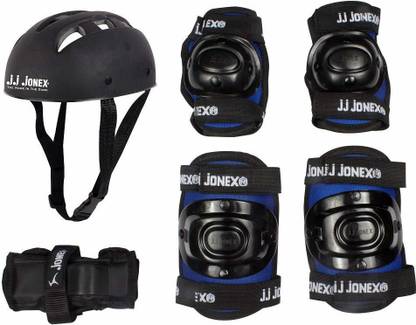 JJ Jonex BLACK SKATING PROTECTIVE SET Skating Guard Combo