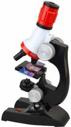 N J FASHION Science Microscope, Educational Toy Real Working Microscope for Kids (Multicolor)
