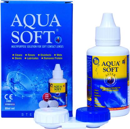 AQUASOFT MULTIPURPOSE SOLUTION FOR ALL SOFT CONTACT LENSES ASTEK-4 . POLYHEXANIDE , POLOXAMSER