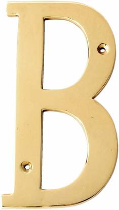 Ruhi Collections Brass Alphabets Name Plate