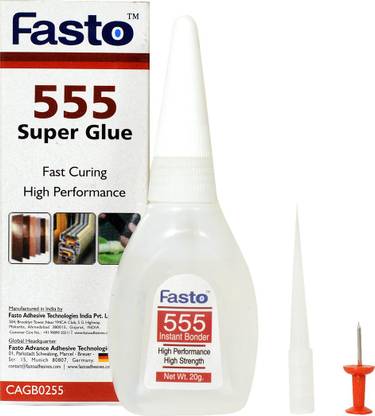 Fasto 555 super glue Pack of 3 Adhesive