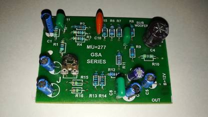 डायकार्ट Low Pass Filter for Sub Woofer, Subwoofer Amp Kit, Sub Pre Amp Kit (Single supply) इलेक्ट्रॉनिक कॉम्पोनेन्ट इलेक्ट्रॉनिक हॉबी किट