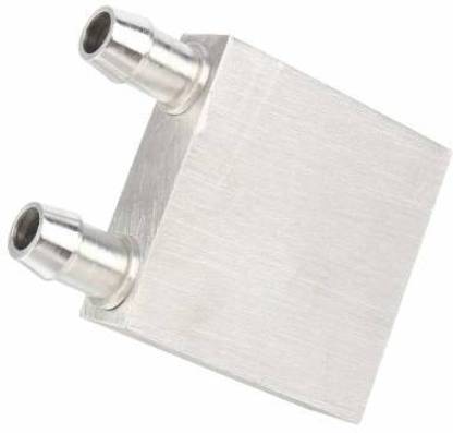 Stookin UG LAND INDIA Water Cooling Block 40x40mm Aluminum for Liquid Water Cooler Heat Sink System Silver for CPU Graphics Radiator Heatsink Educational Electronic Hobby Kit Educational Electronic Hobby Kit