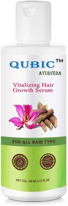 Qubic Ayurveda Vitalizing Serum For Falling Hair Intensive Hair Growth Treatment (50 ml)
