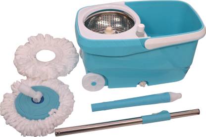 LUKKI Clean Easy Spin Mop Bucket, Mop Refill, Mop