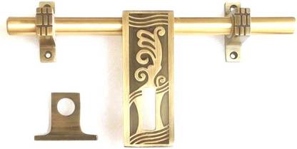 Alix 135 Aldrop, Fancy Aldrop, Door Aldrop, Aldrop for Door, Door Fittings Kit, Door Accessories, Door Kit (10 Inch, 16 mm Rod Dia, Finish : Antique Brass) Zinc, Stainless Steel Door Handle