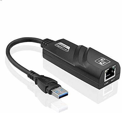 LipiWorld USB 3.0 to Gigabit Ethernet Network Adapter Wired Ethernet Lan Adapter compatible with Windows