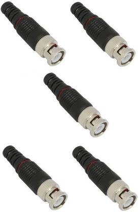 RIVER FOX Bnc Male Connector Tip for CCTV Camera Cable Dvr BNC CONNECTOR Wire Connector