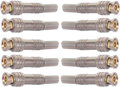 RIVER FOX Bnc Connectors Gun Metal Type for CCTV Camera BNC CONNECTOR Wire Connector