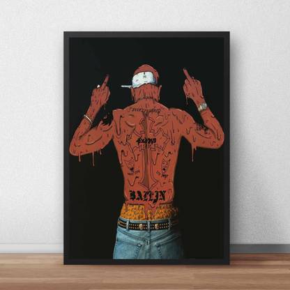 Tupac Amaru Shakur Poster Print, Rap Poster, Music Poster, Hip-hop Poster Print -8 Fine Art Print