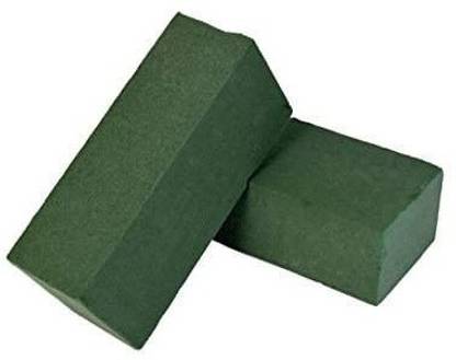 AMACO Floral Foam Bricks Used in Natural, Dry & Artificial Flower Arrangement, Pack of 2