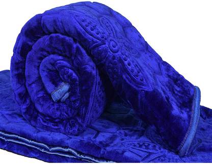 Hitake sleep Solid Double Mink Blanket for  Heavy Winter