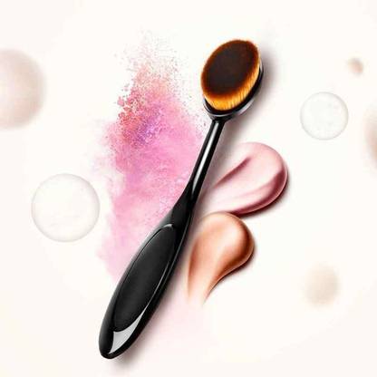 bob 1Pc black Soft Makeup Brush Toothbrush Makeup Brushes Oval Foundation Brushes Professional Make Up Tools…………..