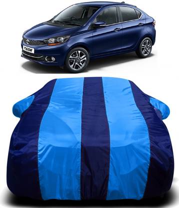 R Rayvin Star Car Cover For Tata Tigor JTP (With Mirror Pockets)