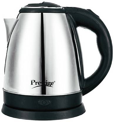 Prestige Electric Kettle (1.5 L, Silver, Black) Electric Kettle