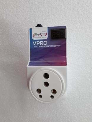 Godrej SMARTCARE VOLTAGE PROTECTION DEVICE 16A 16 A Three Pin Socket