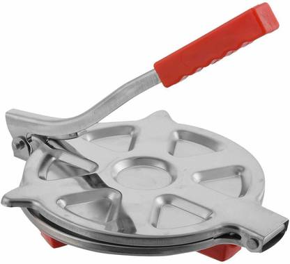 Coozico Stainless Steel Puri Press/Puri Machine/Chapati Press/Roti Maker/Papad Maker Machine/ Roti and Khakra Maker [7.5 INCH] Roti and Khakra Maker