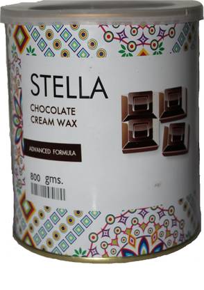 STELLA Chocolate Cream Wax Can of 800g with Mesmerizing Smell of Hot Chocolate Wax