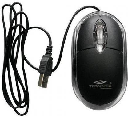 TERABYTE MOUSE GOOD QUALITY SPEED Wired Ambidextrous Optical Mouse