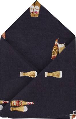 The Bro Code Printed Cotton Blend Pocket Square